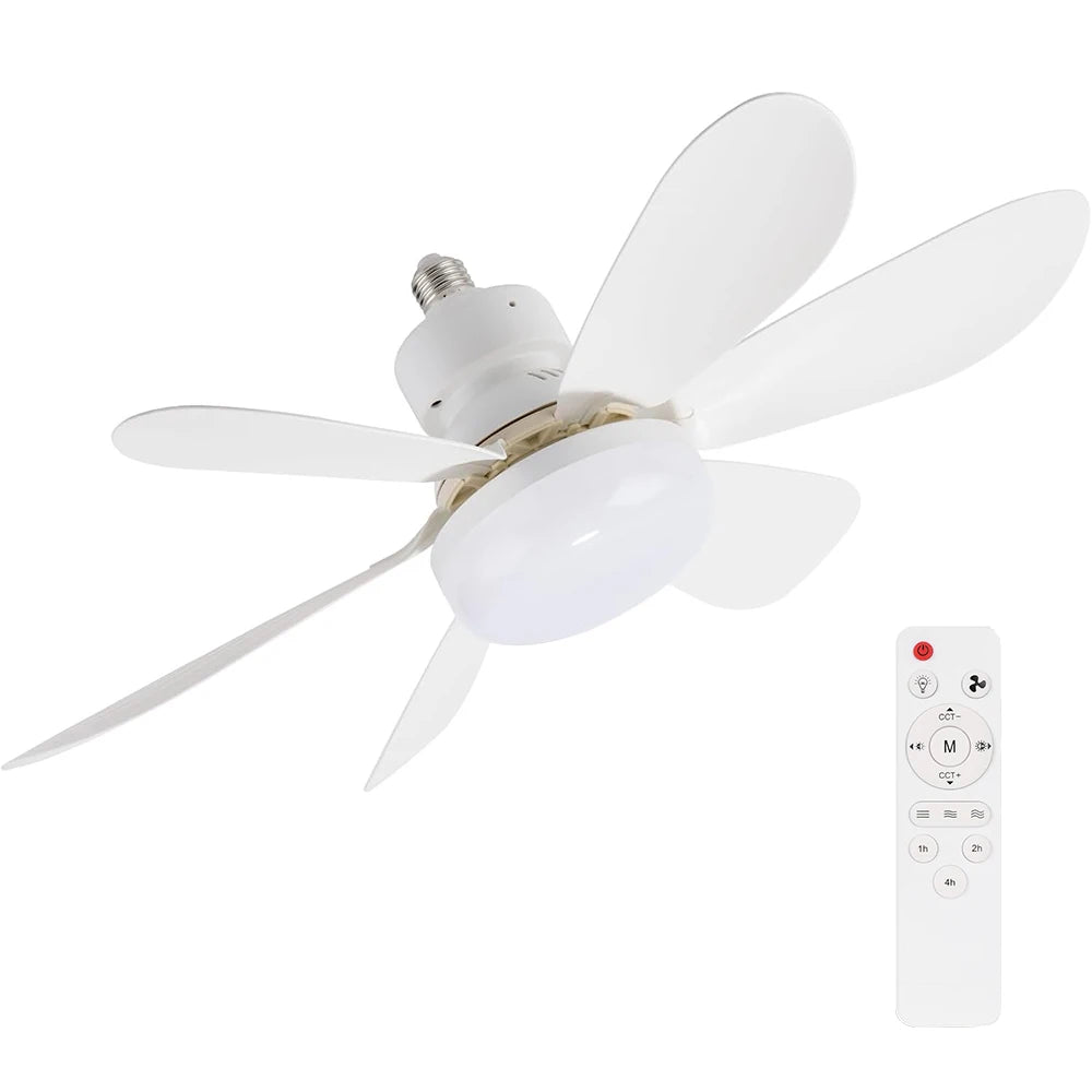 Ventilador de enchufe con luz Purry