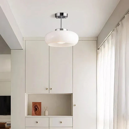 Lámpara de techo Bauhaus de vidrio