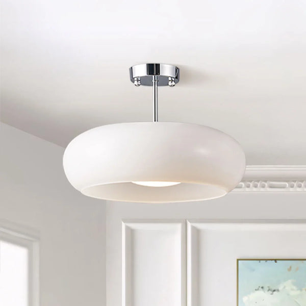 Lámpara de techo Bauhaus de vidrio