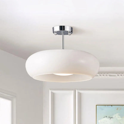 Lámpara de techo Bauhaus de vidrio