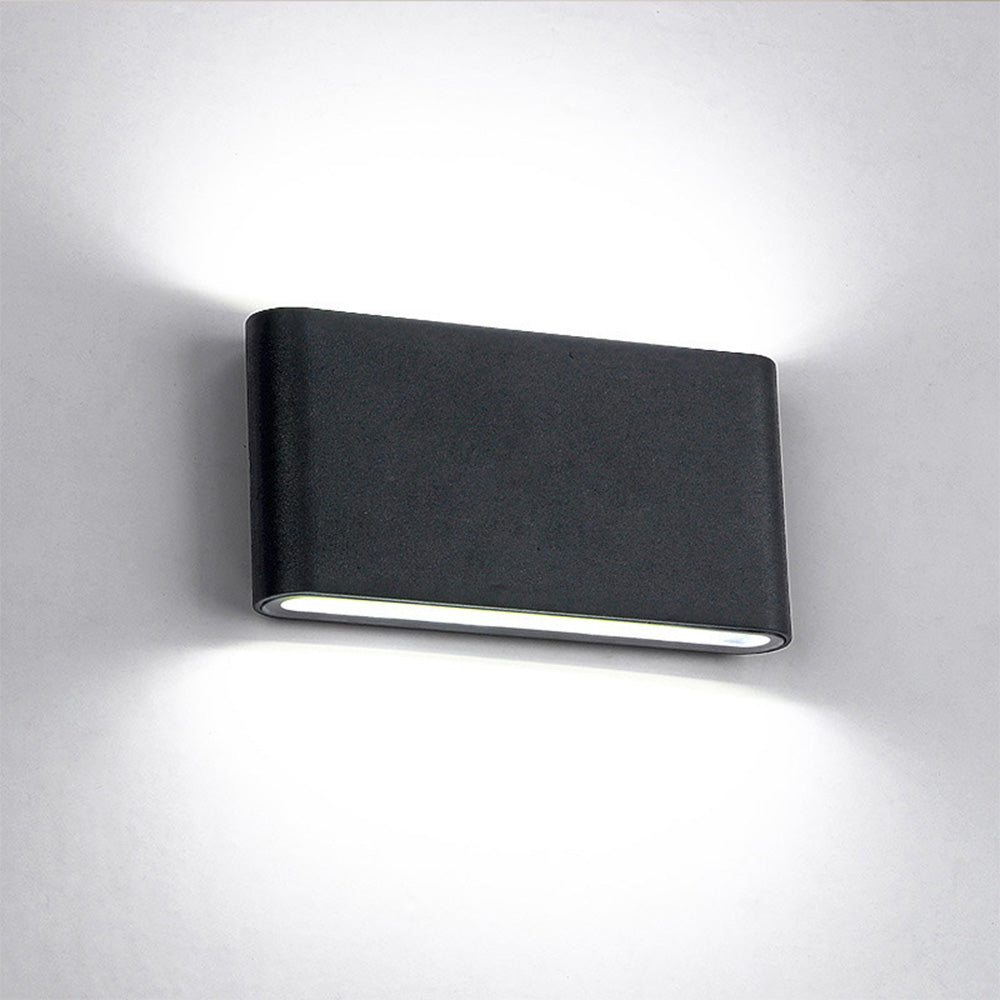Luz exterior moderna impermeable de arriba hacia abajo