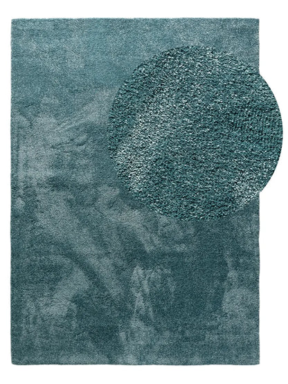 Alfombra moderna lavable de pelo alto