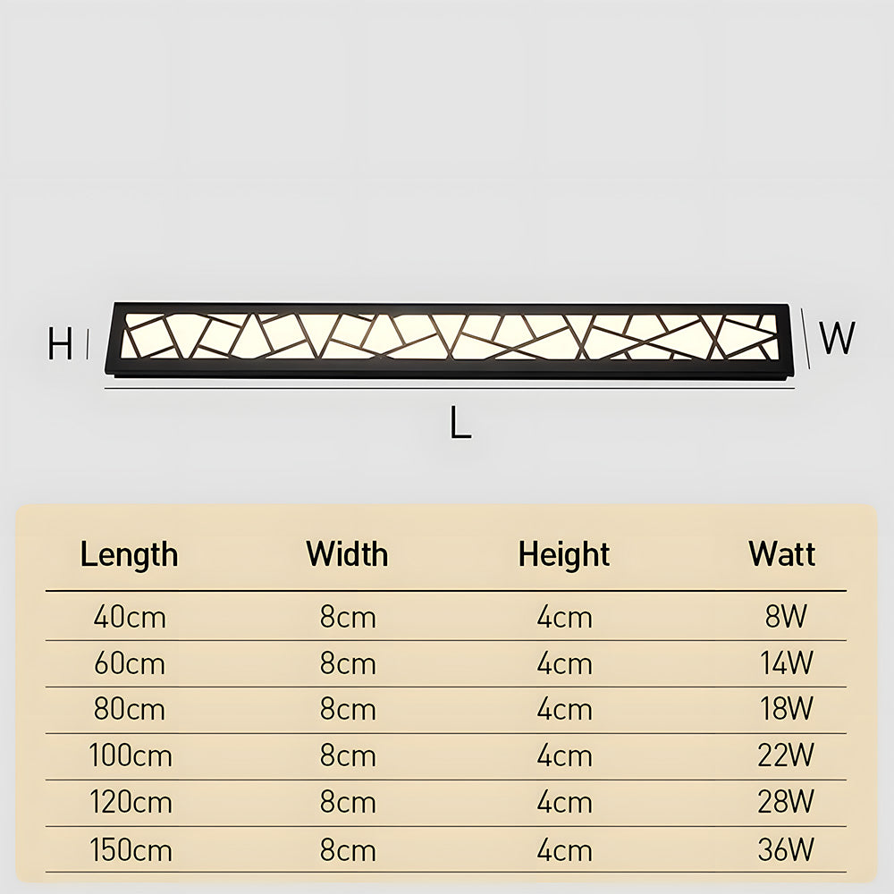 Luz de pared exterior impermeable con LED