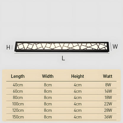 Luz de pared exterior impermeable con LED