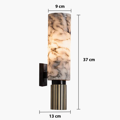 Lámpara de pared elegante de mármol
