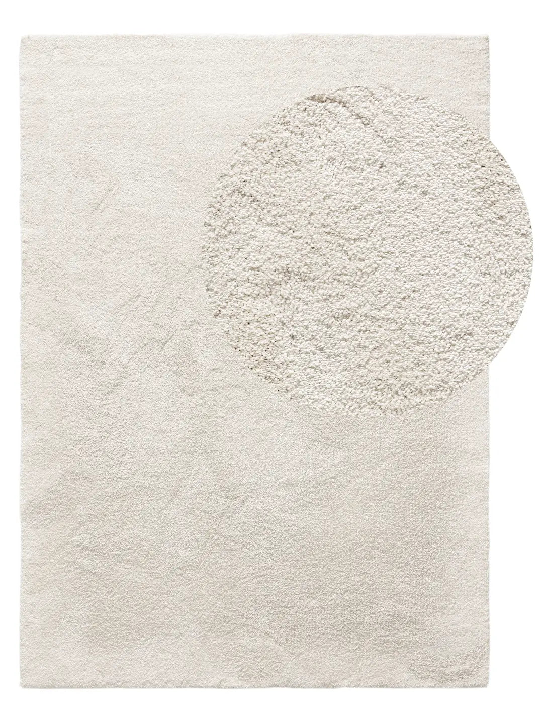 Alfombra moderna lavable de pelo alto
