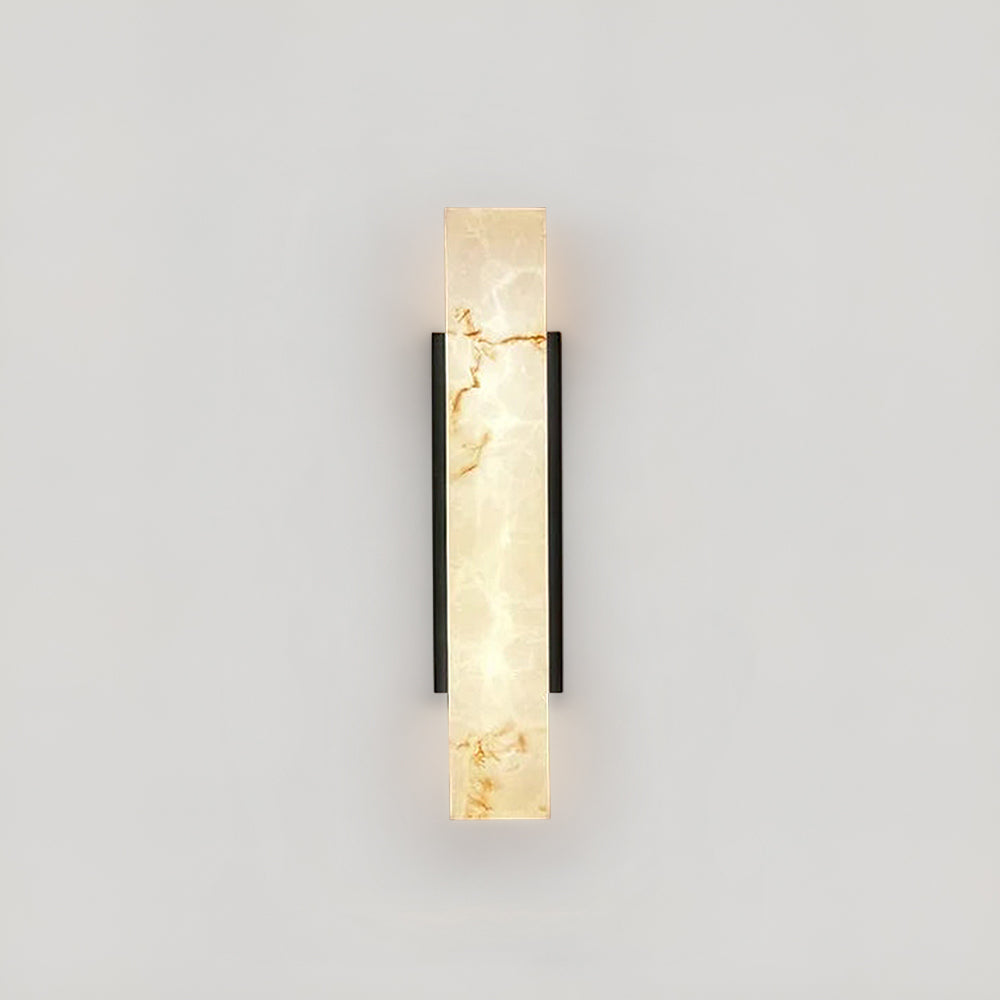 Lámpara de Pared Exterior Resplandor de Piedra