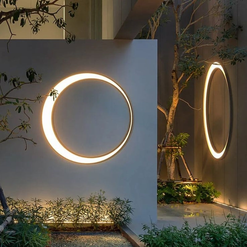 Luz de pared LED moderna impermeable para exteriores