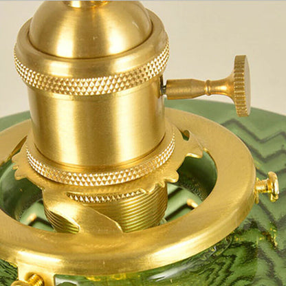 Colgante cilíndrico de vidrio texturizado