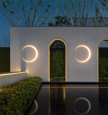 Luz de pared LED moderna impermeable para exteriores