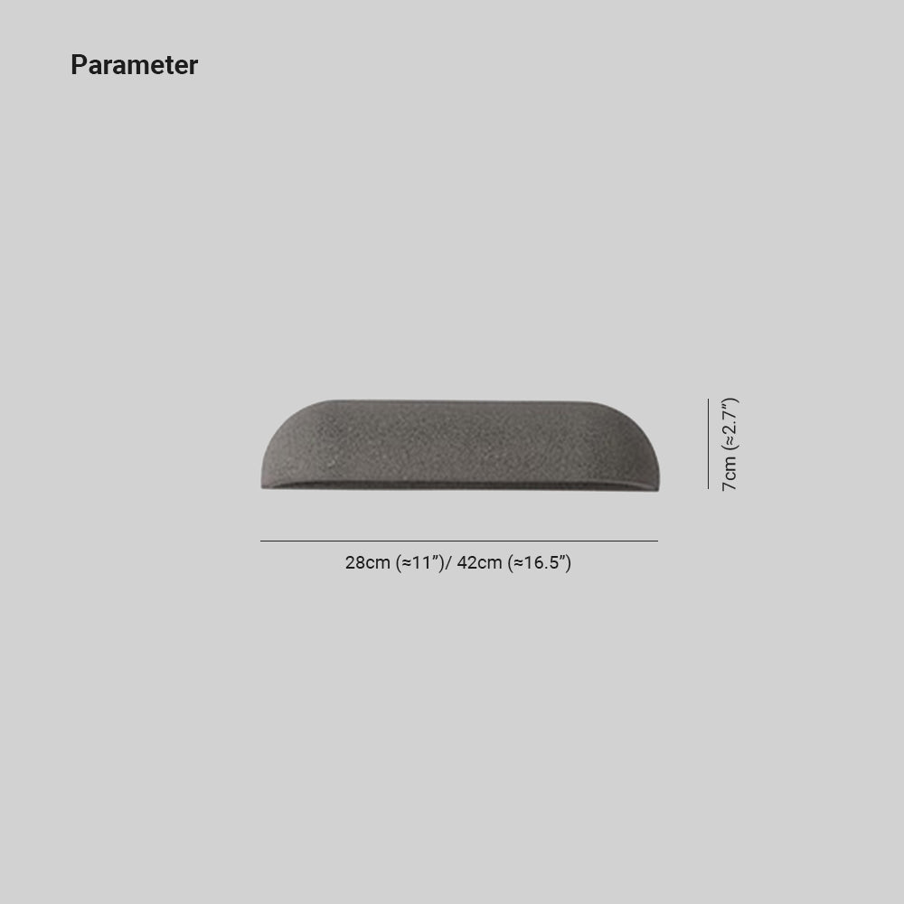 Luz de pared exterior LED Nordic Stone