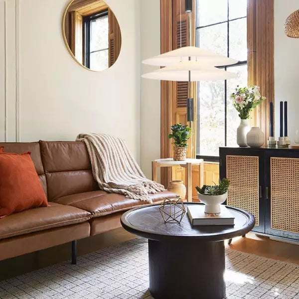 Lámpara colgante escultórica de múltiples capas