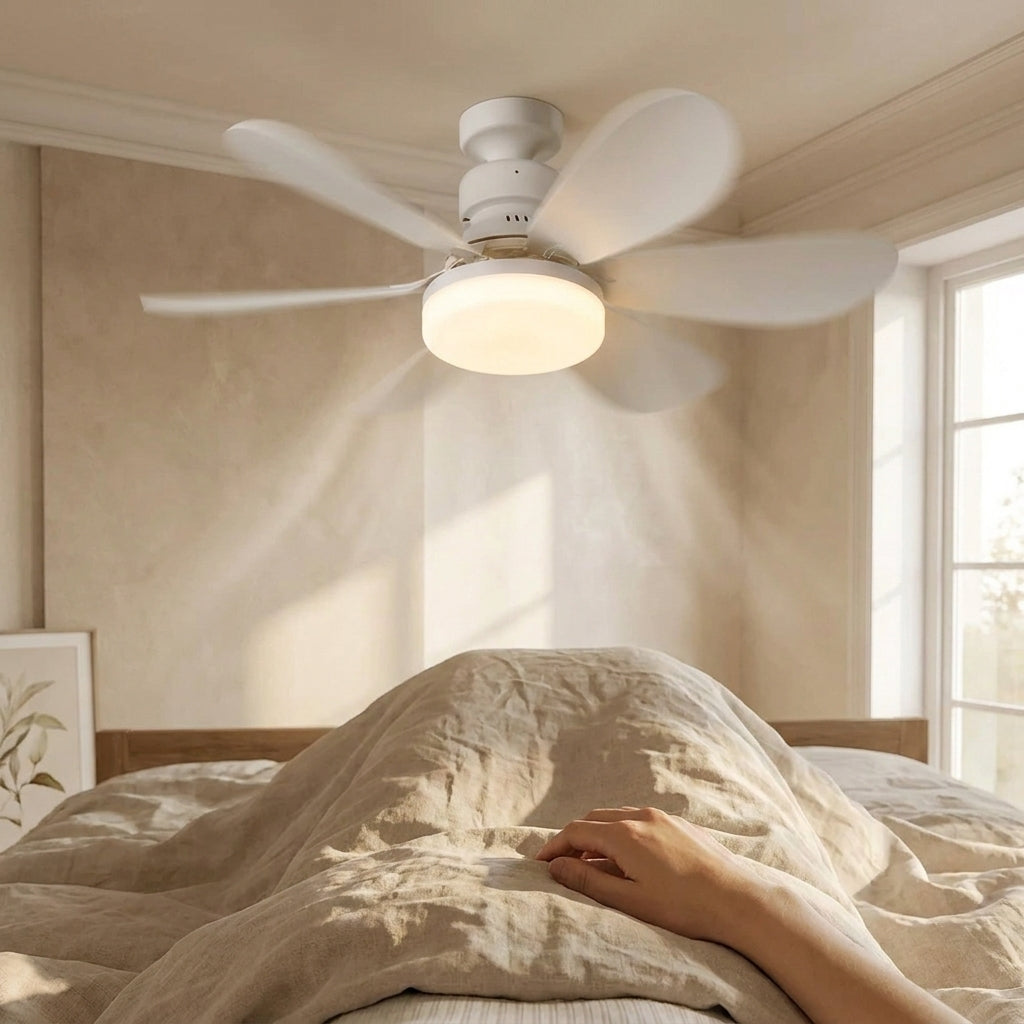 Ventilador de enchufe con luz Purry