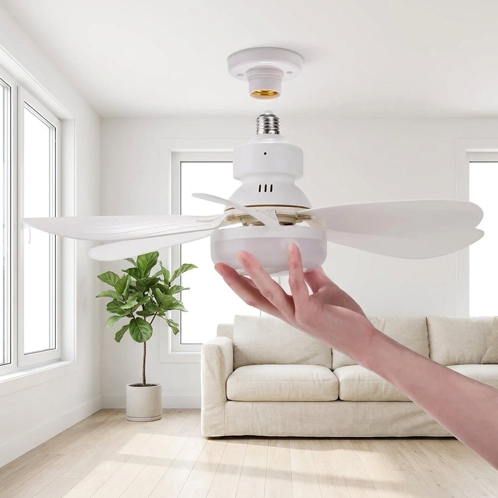 Ventilador de enchufe con luz Purry