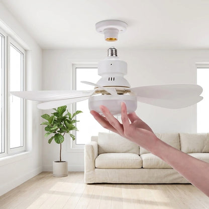 Ventilador de enchufe con luz Purry