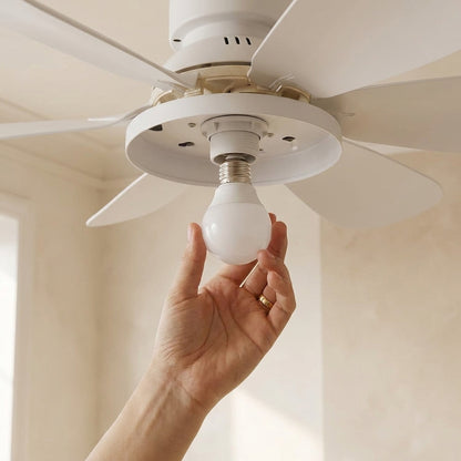 Ventilador de enchufe con luz Purry