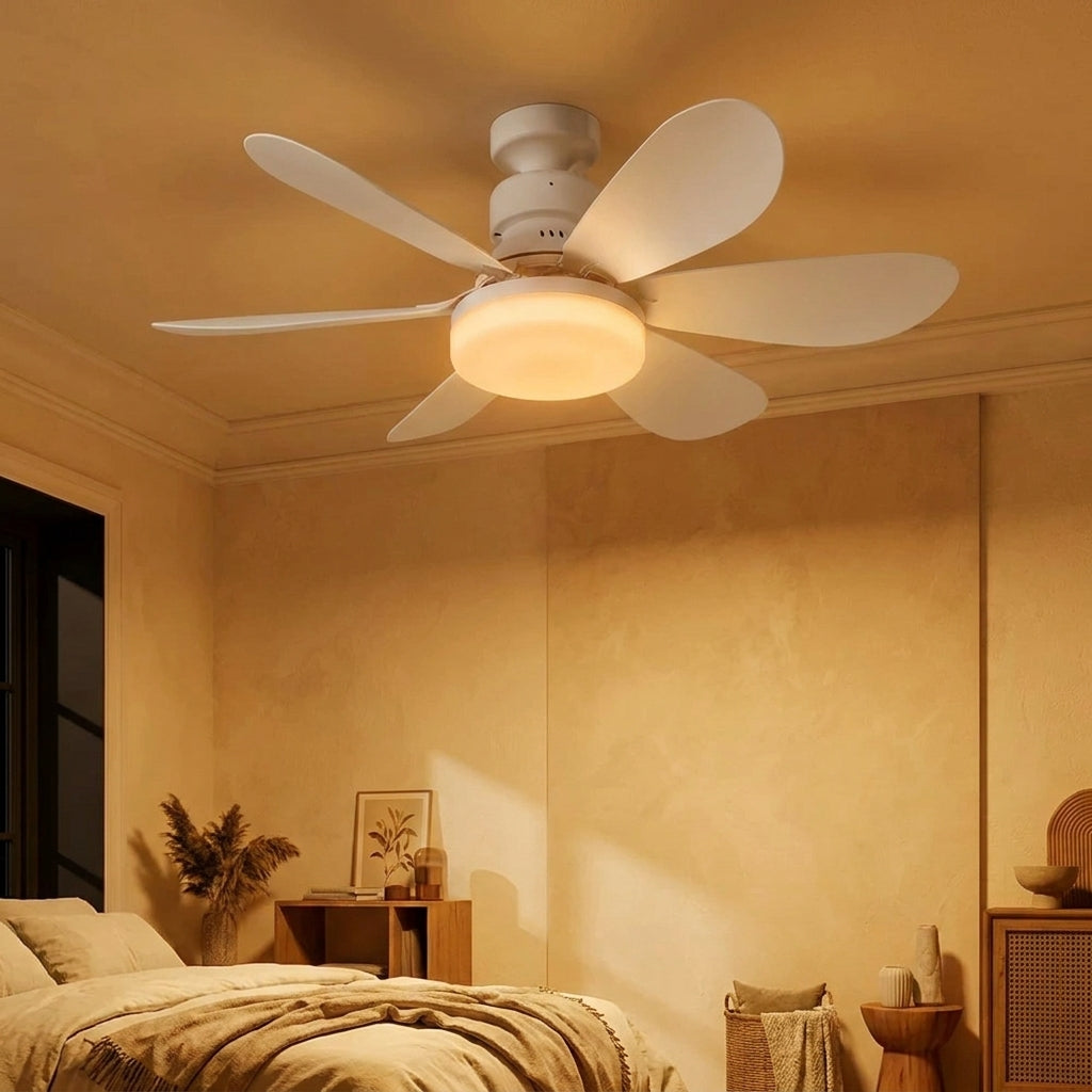 Ventilador de enchufe con luz Purry