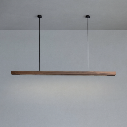 Lámpara colgante moderna de madera escandinava