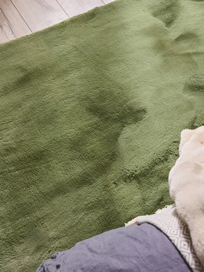 Alfombra de piel sintética lavable