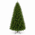 Árbol de Navidad tradicional Fenmara de PVC de 12ft con luces integradas