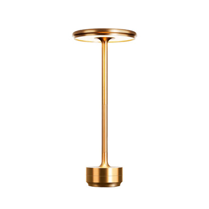 Lámpara de mesa minimalista de aluminio Korvath
