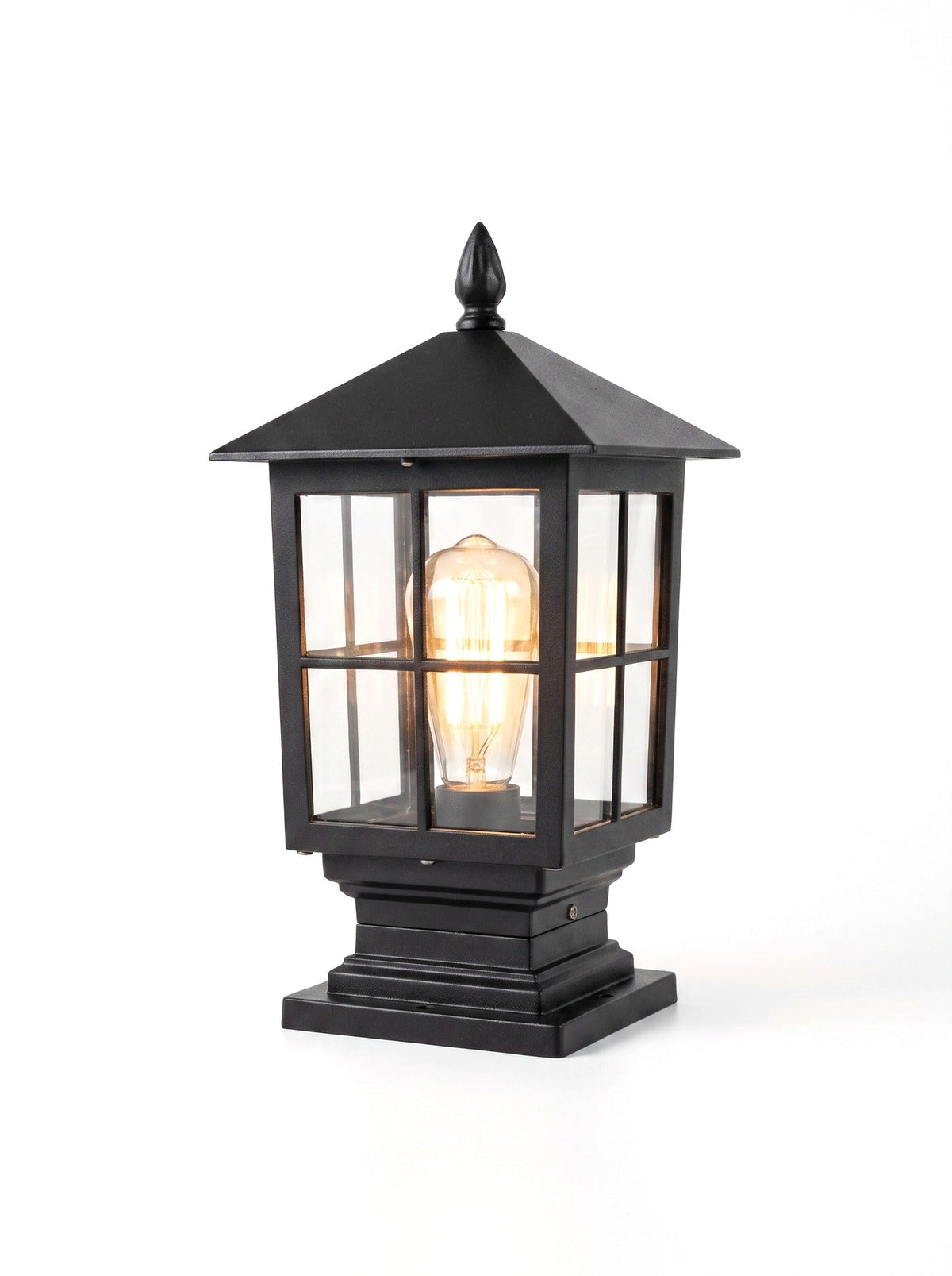 Lámpara de pie tipo farol de estilo clásico