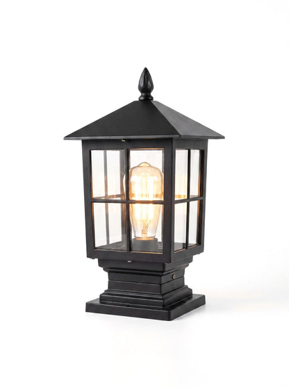 Lámpara de pie tipo farol de estilo clásico
