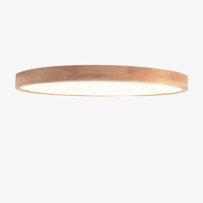 Lámpara de techo empotrada de roble escandinavo Lumivale