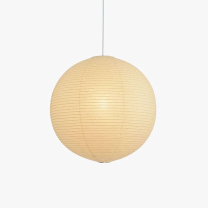 Lámpara colgante de globo de papel washi