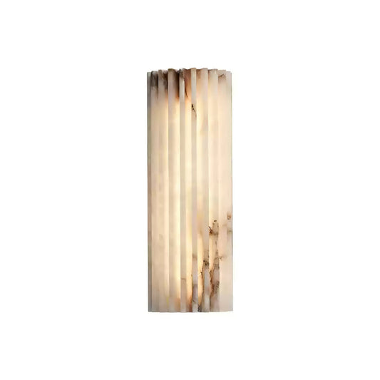 Aplique de pared escultórico de alabastro