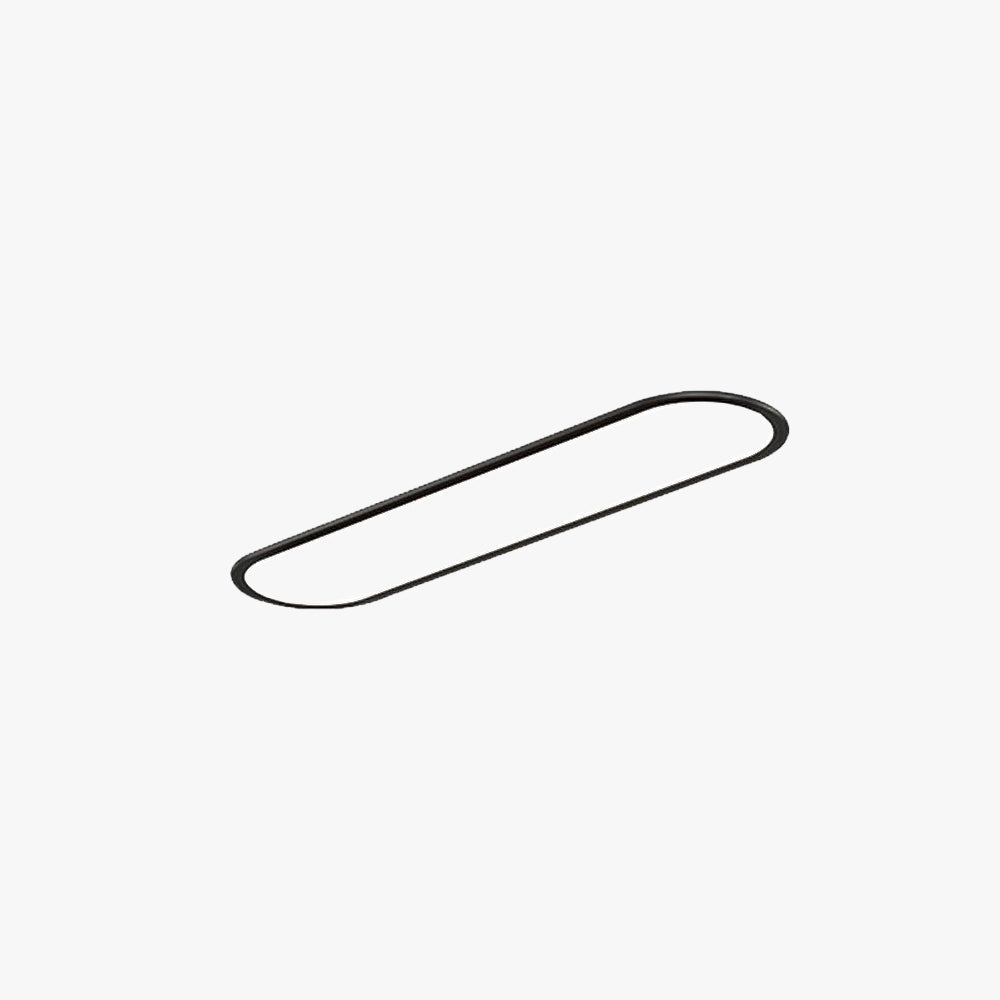 Lámpara de techo ovalada de metal minimalista Ovalis