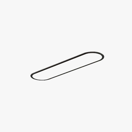 Lámpara de techo ovalada de metal minimalista Ovalis