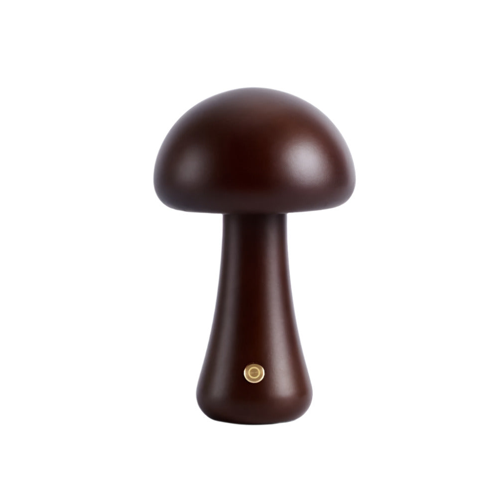 Lámpara de mesa de madera escandinava Fungara