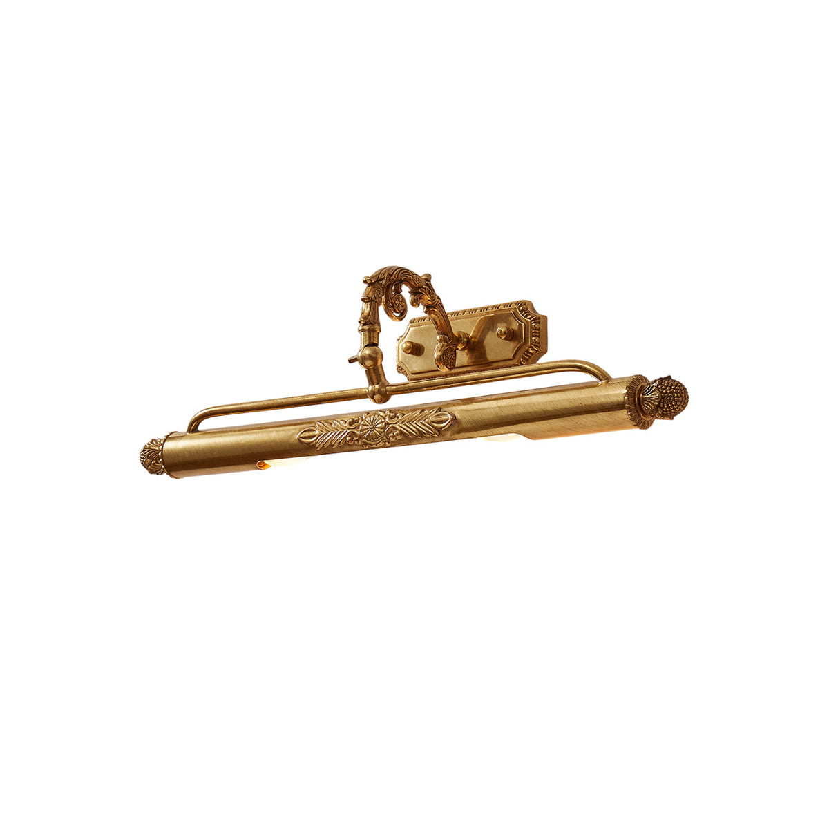 Aplique de pared de latón ornamentado para cuadros