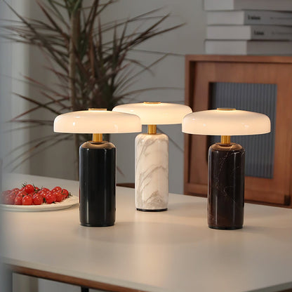 Lámpara de mesa de mármol art déco Vestara