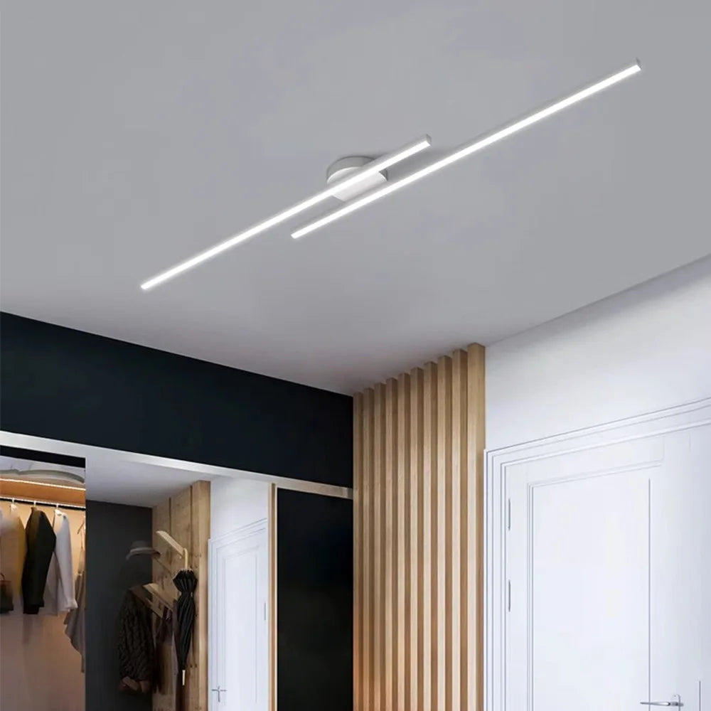 Lámpara de techo LED minimalista de aluminio Linivo