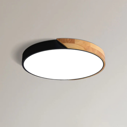 Lámpara de techo de madera escandinava Skalvi
