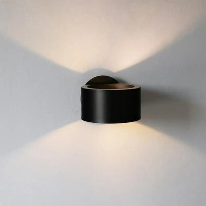 Aplique de pared de metal minimalista Kelvora