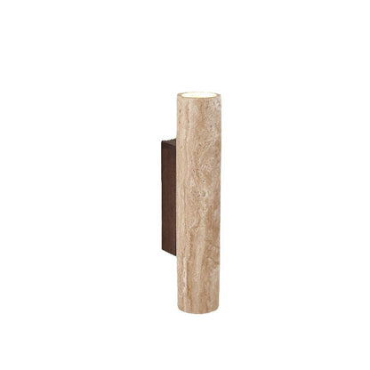 Aplique de pared Torvela Japandi de travertino