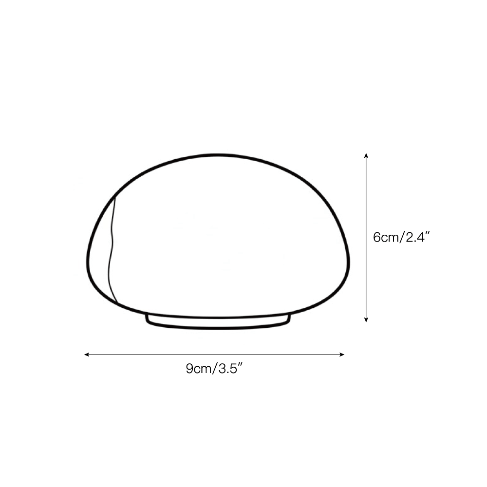 Lámpara de mesa minimalista de alabastro Alvane