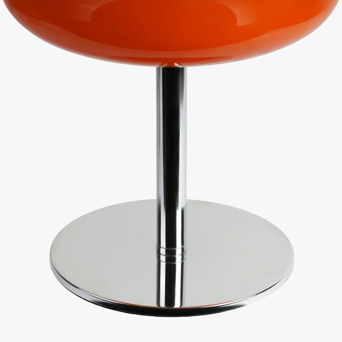 Lámpara de mesa de vidrio de mediados de siglo Lyrensa