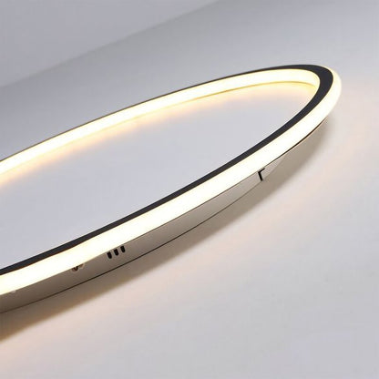 Plafón LED redondo de acrílico