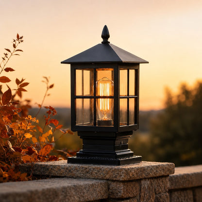 Farol para poste de puerta de doble alimentación