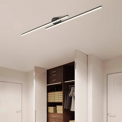 Lámpara de techo LED minimalista de aluminio Linivo