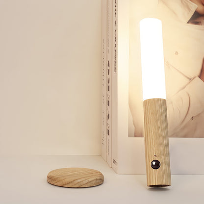 Lámpara de pared inalámbrica de madera delgada