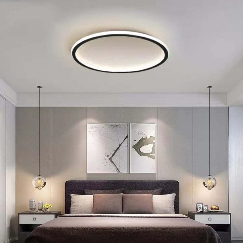 Plafón LED redondo de acrílico