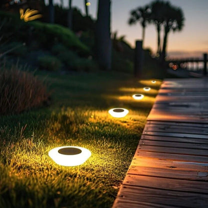 Luces solares para senderos 