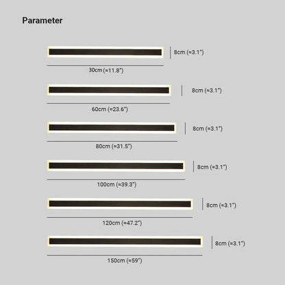 Lámpara de pared para exteriores Halvenn Minimalist Acrylic Pane