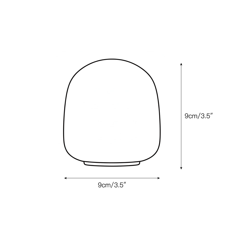 Lámpara de mesa minimalista de alabastro Alvane