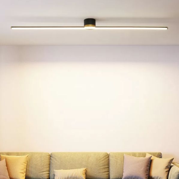 Lámpara de techo lineal minimalista de metal Filara